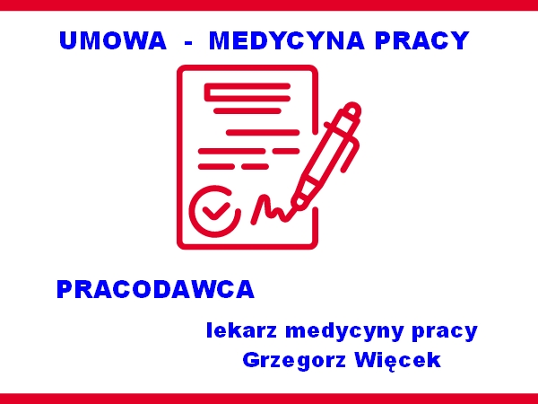 Umowa - Lekarz medycyny pracy Olsztyn